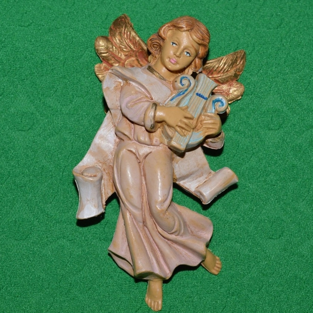 Two vintage Music Angels pendants Home decor Italy